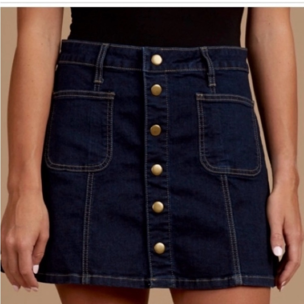 Altar'd State jean Skirt